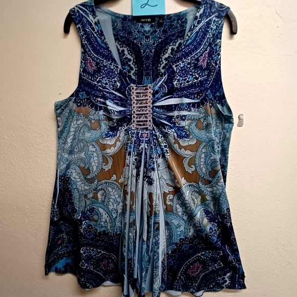 Pretty Apt 9 tunic tank, S - Picture 2 of 7